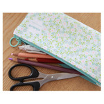 Mint flower - Ololo flower pattern zipper pencil pouch Mint flower - Ololo flower pattern zipper pencil pouch