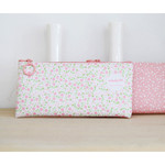 Pink tulip - Ololo flower pattern zipper pencil pouch Pink tulip - Ololo flower pattern zipper pencil pouch