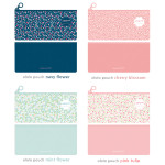 Colors of Ololo flower pattern zipper pencil pouch Colors of Ololo flower pattern zipper pencil pouch