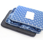 The Basic cotton denim laptop pouch case 13 inch