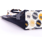 Bottom of Coated mesh tote shoulder bag