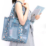 Daisy mint - Coated mesh tote shoulder bag