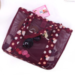 Daisy purple - Coated mesh tote shoulder bag