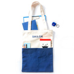 Navy - My type eco cotton tote bag