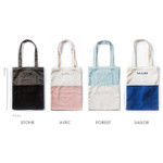 Colors of My type eco cotton tote bag