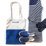Navy - My type eco cotton tote bag