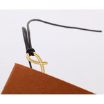 Maple leaf gold plated bookmark