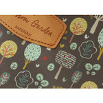 Detail of Blossom garden multi zipper pouch