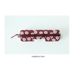 Raspberry tree - Basic pattern round zipper pencil case