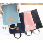 Basic zip around file pouch bag A4 ver.2
