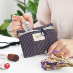 Check - Basic pattern small zipper pouch ver.2