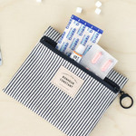 Stripe - Basic pattern small zipper pouch ver.2