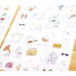 Molang cute deco sticker set ver.2