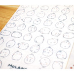 Molang cute deco sticker set ver.2
