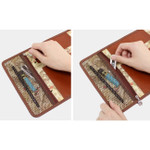 Zippered mesh pocket