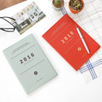 2016 Iconic large monthly dated planner