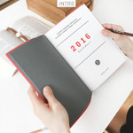 Intro - 2016 Iconic large monthly dated planner