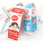 Milk zipper pencil case
