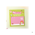 04 - Cute girl sticky memo notes