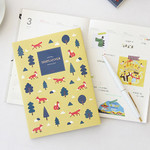 Fox - 2016 Simple light monthly small dated planner 