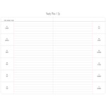 Yearly plan - 2016 Simple D dated daily journal