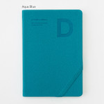 Aqua blue - 2016 Simple D dated daily journal