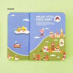 Island - 2016 Hello little coco monthly dated diary