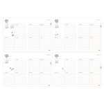 Weekly plan - 2016 wish blossom mind dated medium diary