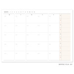 Monthly plan - 2016 The basic pocket undated diary