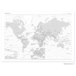 World map - 2016 The basic official undated diary