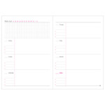 Weekly plan - 2016 Midnight summer undated diary