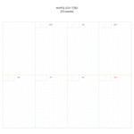 Weekly plan - 2016 Bonne promenade pattern undated planner 