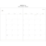 Monthly plan - 2016 Keep the memory undated daily diary