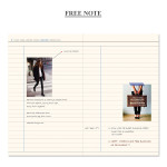 Free note - 2016 Pictogram life medium dated diary