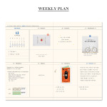 Weekly plan - 2016 Pictogram life medium dated diary