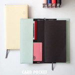 Card pocket - 2016 Mr.Babba undated handy diary