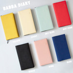 Colors of 2016 Mr.Babba undated handy diary