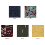 Colors of A low hill basic winter half moon coin case