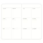 Yearly plan - 2016 moment small undated diary