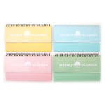 London wirebound undated weekly desk planner