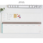 Weekly plan - Desk wirebound dated planner