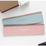 Desk wirebound dated planner