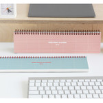 Desk wirebound dated planner