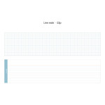 Line note - Desk wirebound dated planner