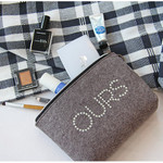 The Basic felt standing zipper pouch ver.4