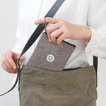 The basic felt charger pouch with key ring ver.4