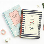 Becoming undated monthly planner