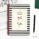 Airplane - Becoming undated monthly planner
