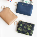 Pochette coin card zipper wallet