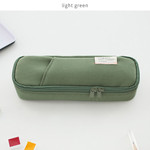 Light green - A low hill basic standard pocket pencil pouch